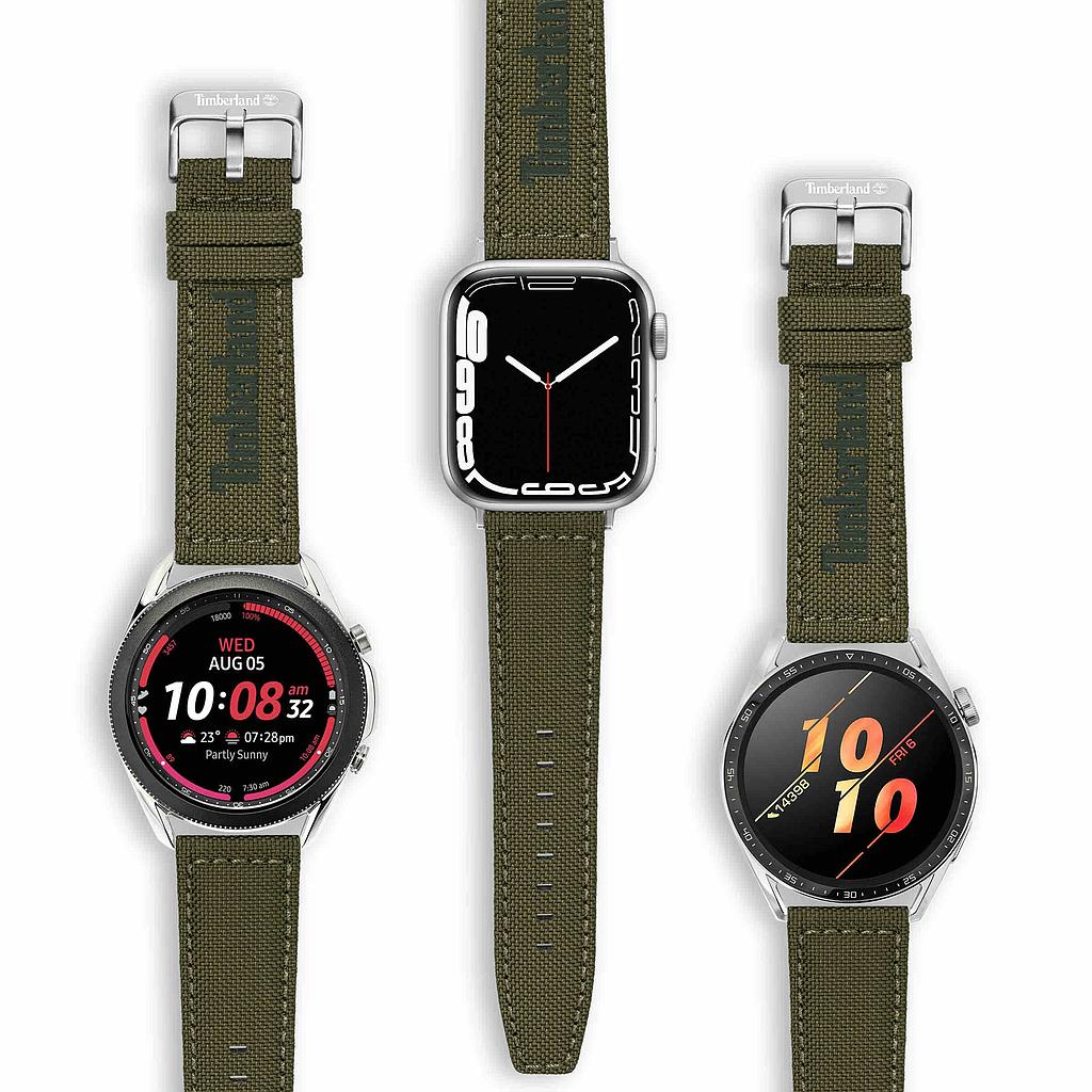 Timberland Sapo Apple Watch Ultra/45/44/42mm, Smart Watch 22mm Leather Strap