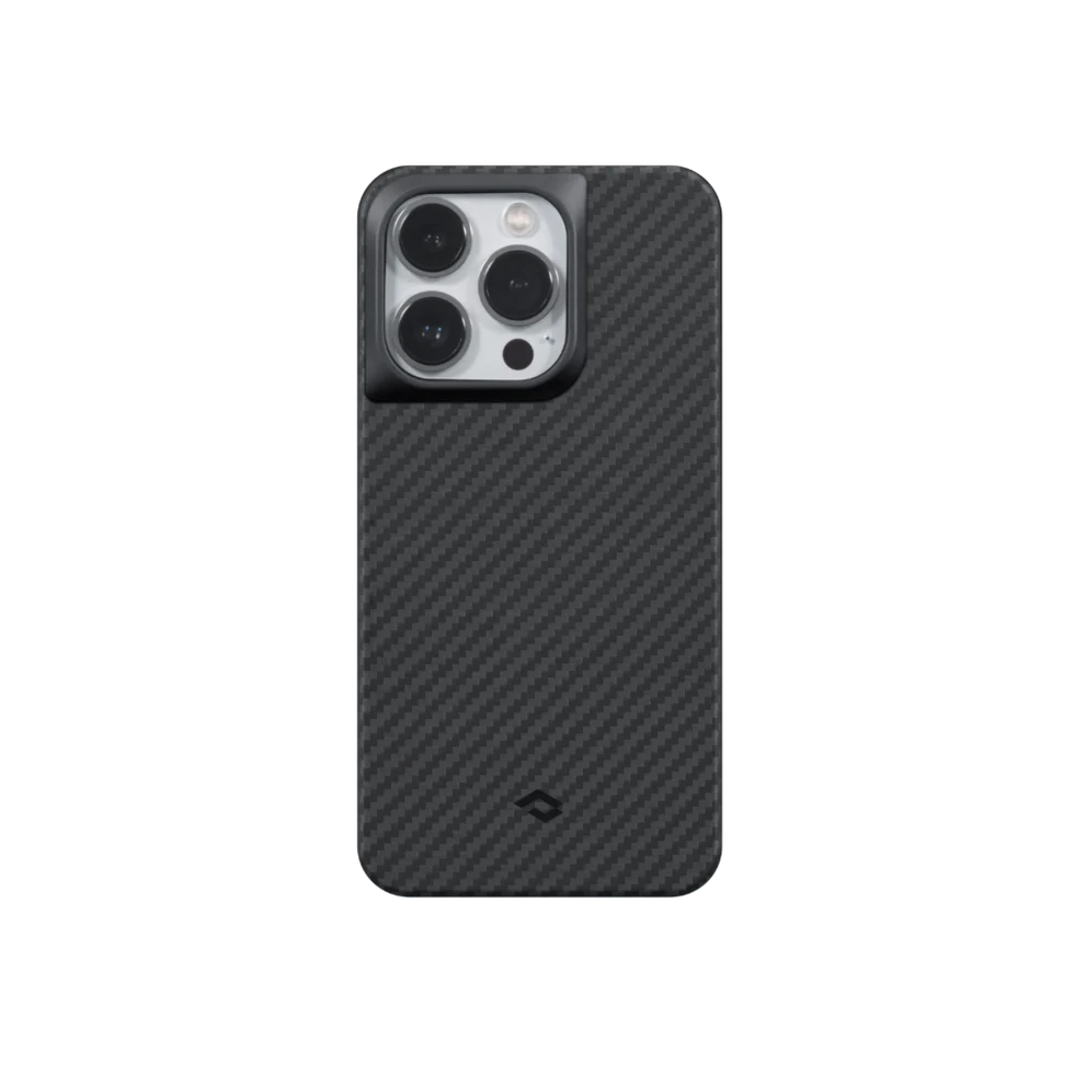 Pitaka iPhone 14 Pro MagEZ Case - Black/Grey Twill