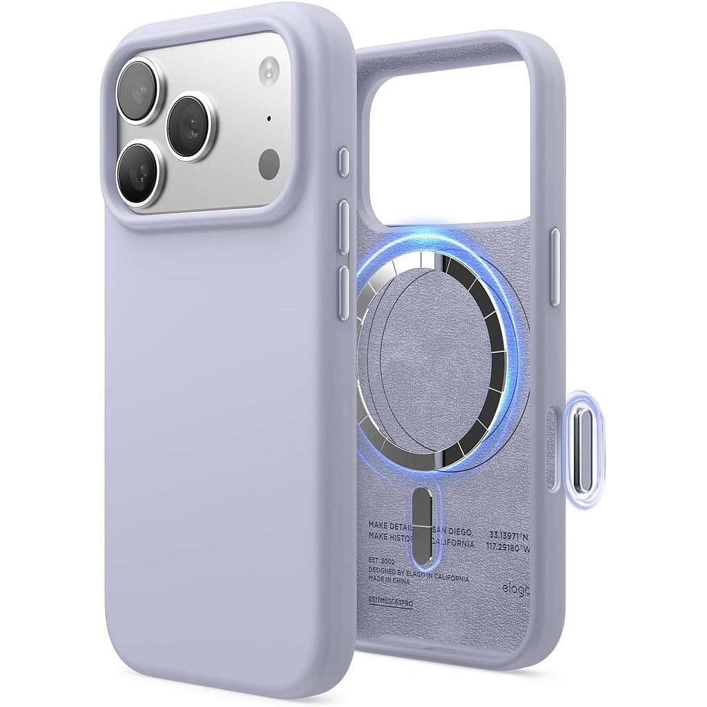Elago iPhone 18 Pro/17 Pro Magnetic Silicone Case (Camera Control Key Included)