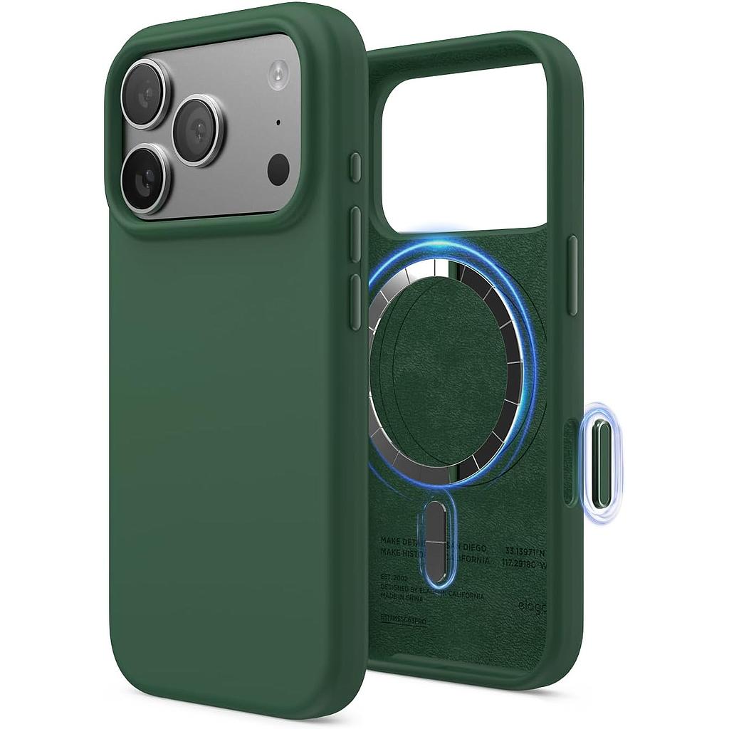 Elago iPhone 18 Pro/17 Pro Magnetic Silicone Case (Camera Control Key Included)