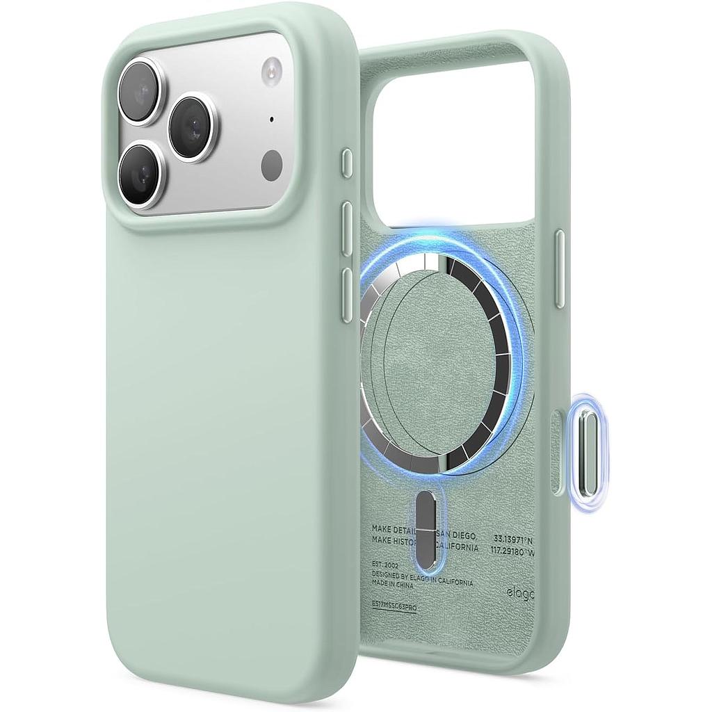 Elago iPhone 18 Pro/17 Pro Magnetic Silicone Case (Camera Control Key Included)