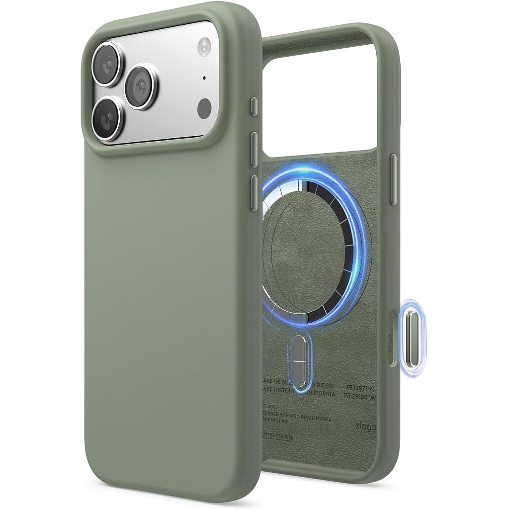 Elago iPhone 18 Pro Max/17 Pro Max Magnetic Silicone Case (Camera Control Key Included)