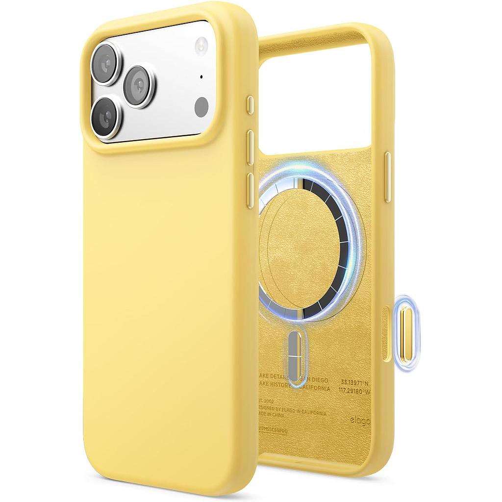 Elago iPhone 18 Pro Max/17 Pro Max Magnetic Silicone Case (Camera Control Key Included)