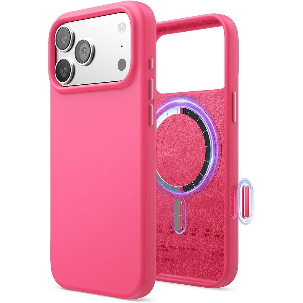 Elago iPhone 18 Pro Max/17 Pro Max Magnetic Silicone Case (Camera Control Key Included)