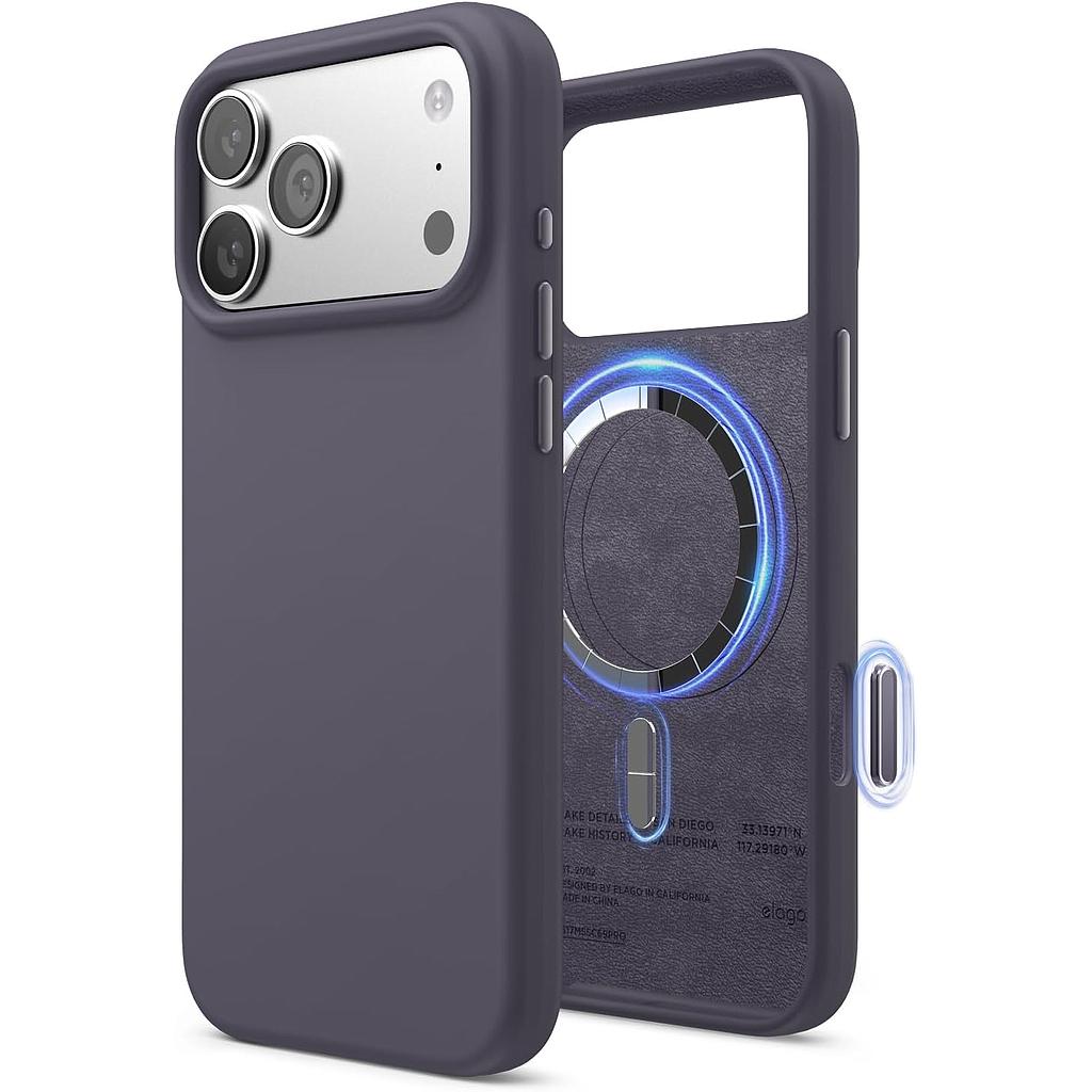 Elago iPhone 18 Pro Max/17 Pro Max Magnetic Silicone Case (Camera Control Key Included)