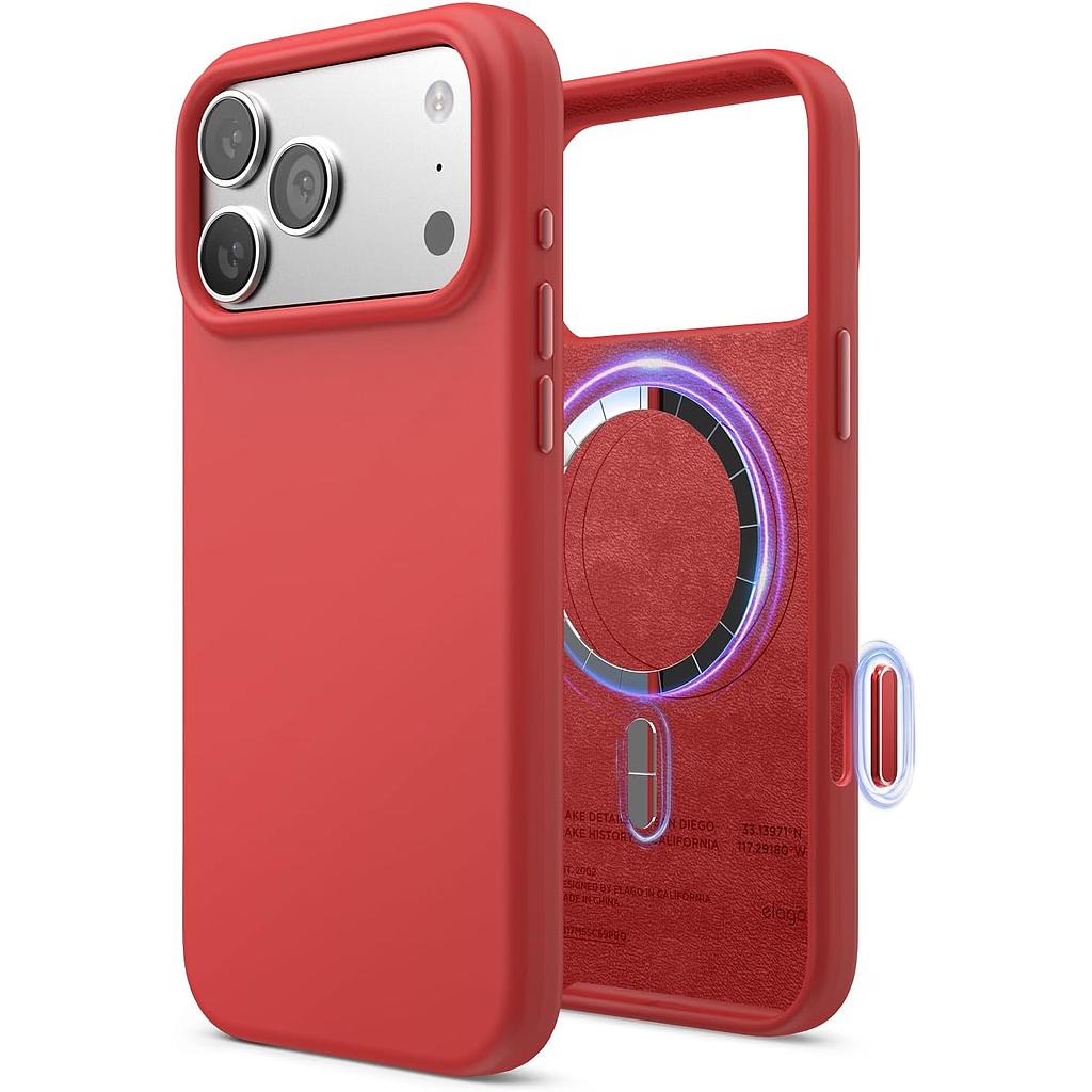 Elago iPhone 18 Pro Max/17 Pro Max Magnetic Silicone Case (Camera Control Key Included)
