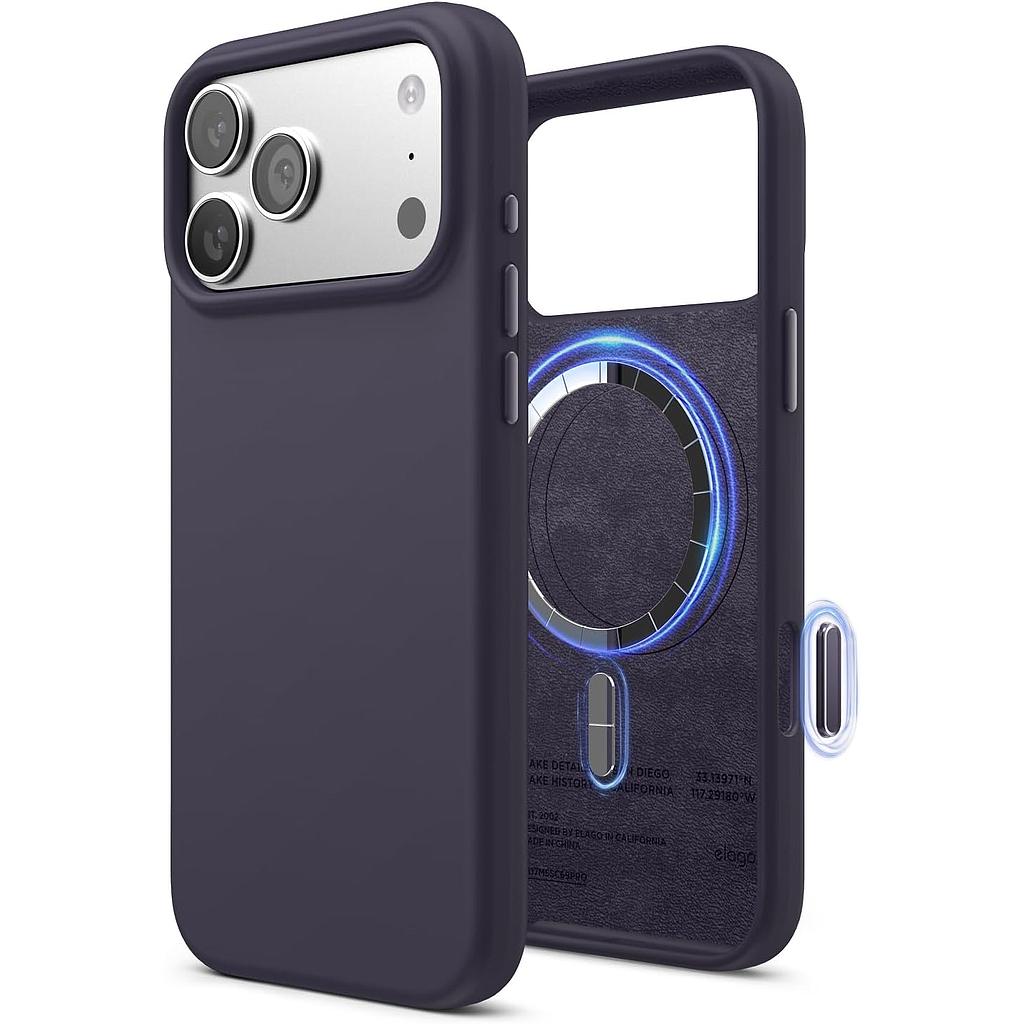 Elago iPhone 18 Pro Max/17 Pro Max Magnetic Silicone Case (Camera Control Key Included)
