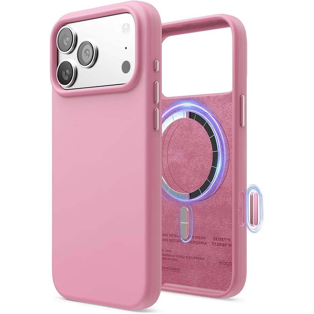 Elago iPhone 18 Pro Max/17 Pro Max Magnetic Silicone Case (Camera Control Key Included)