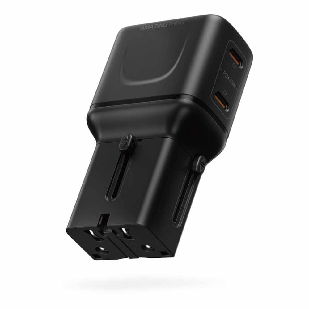 AMAZINGTHING EXPLORER PRO 45W MAX 2C PORTS TRAVEL CHARGER