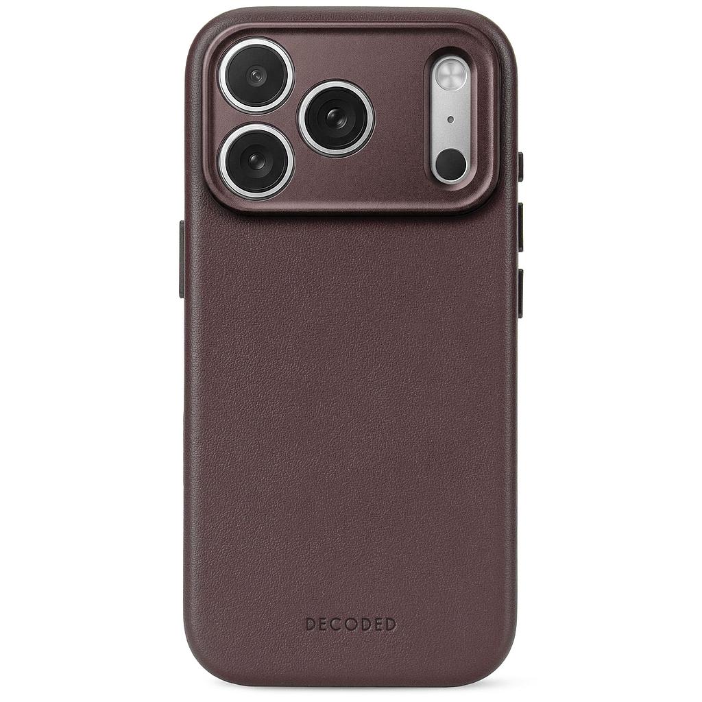 Decoded Leather Backcover for iPhone 18/17 Pro Max Case