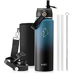 Buzio Duet Series Water Bottle with 2 Lids and Sleeve 650ML