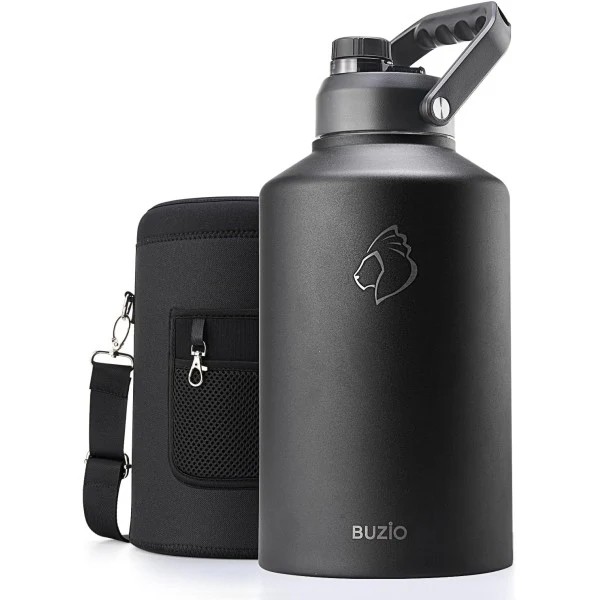 Buzio Rock Series Insulated 1.5 Gallon Jug with Spout Lid and Sleeve 5.8L