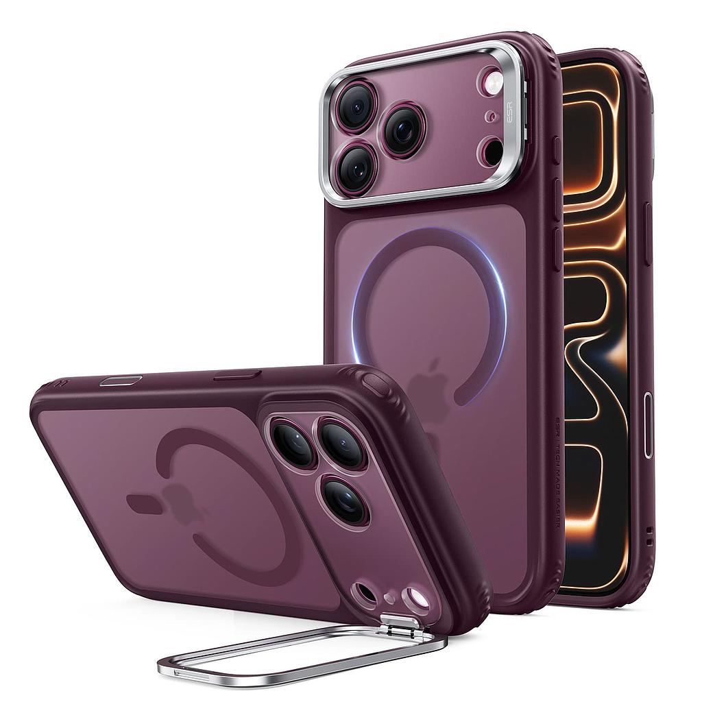ESR iPhone 18 Pro Max / 17 Pro Max Classic Hybrid Magnetic Case (Camera Control,Stash Stand)