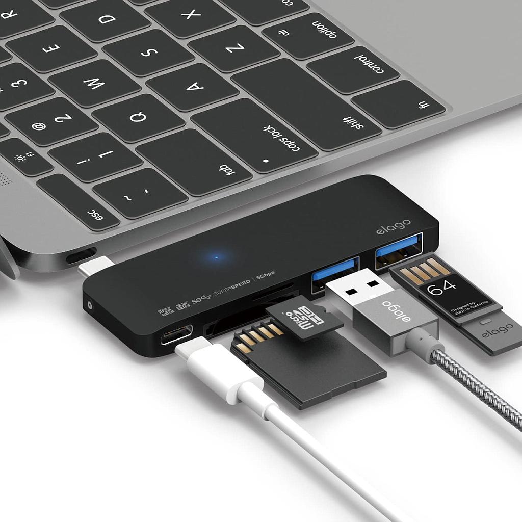 Elago Aluminum Charging Multi Hub USB-C