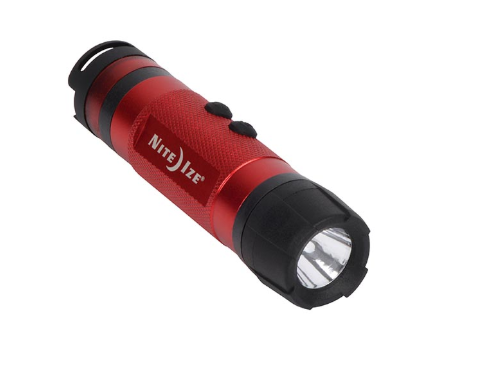 Radiant® 3-in-1  LED Mini Flashlight - Red