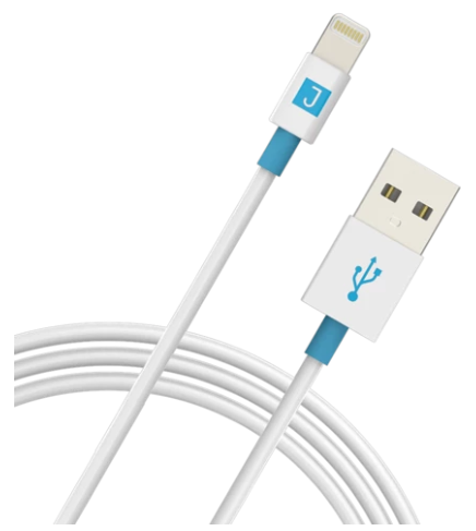 Juku Charge and Sync Cable with Lightning Connector (1.2M, 2.4A) - White