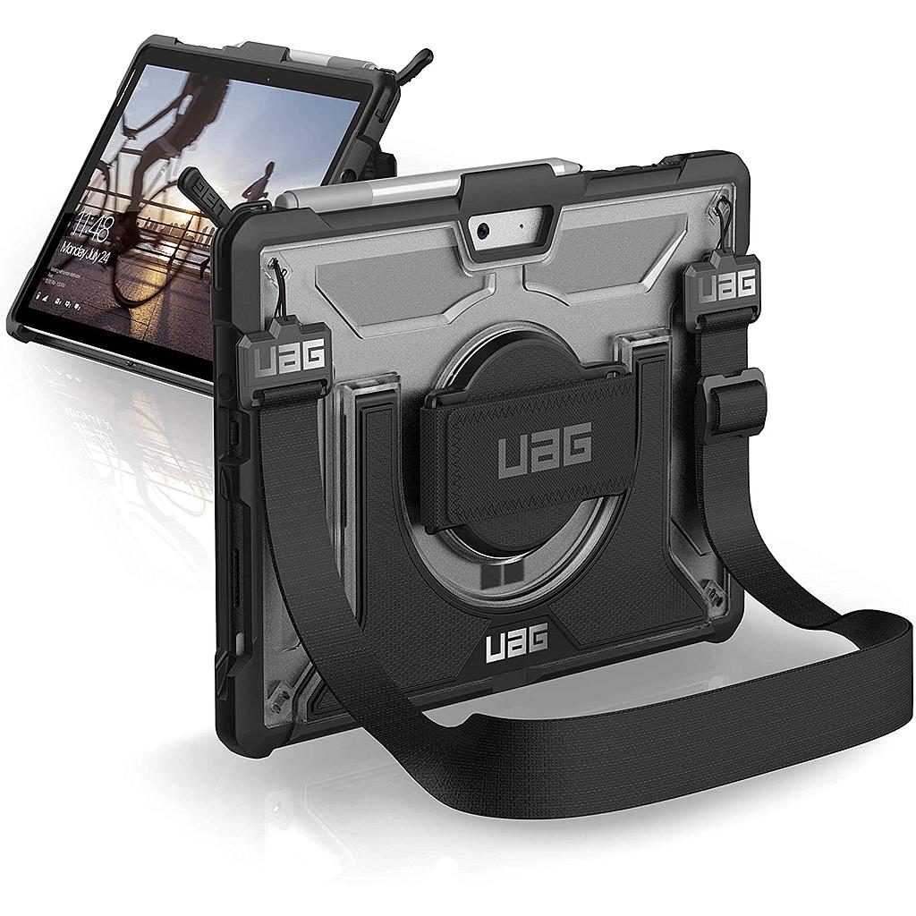 UAG Microsoft Surface Go 1/2/3 Plasma Case with Grip and Shoulder strap