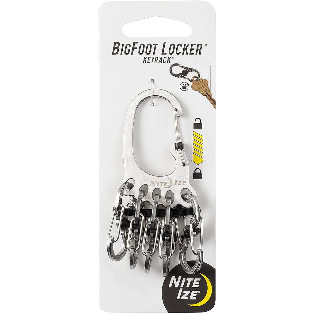 NiteIze BigFoot Locker® KeyRack™ Stainless Steel - Stainless