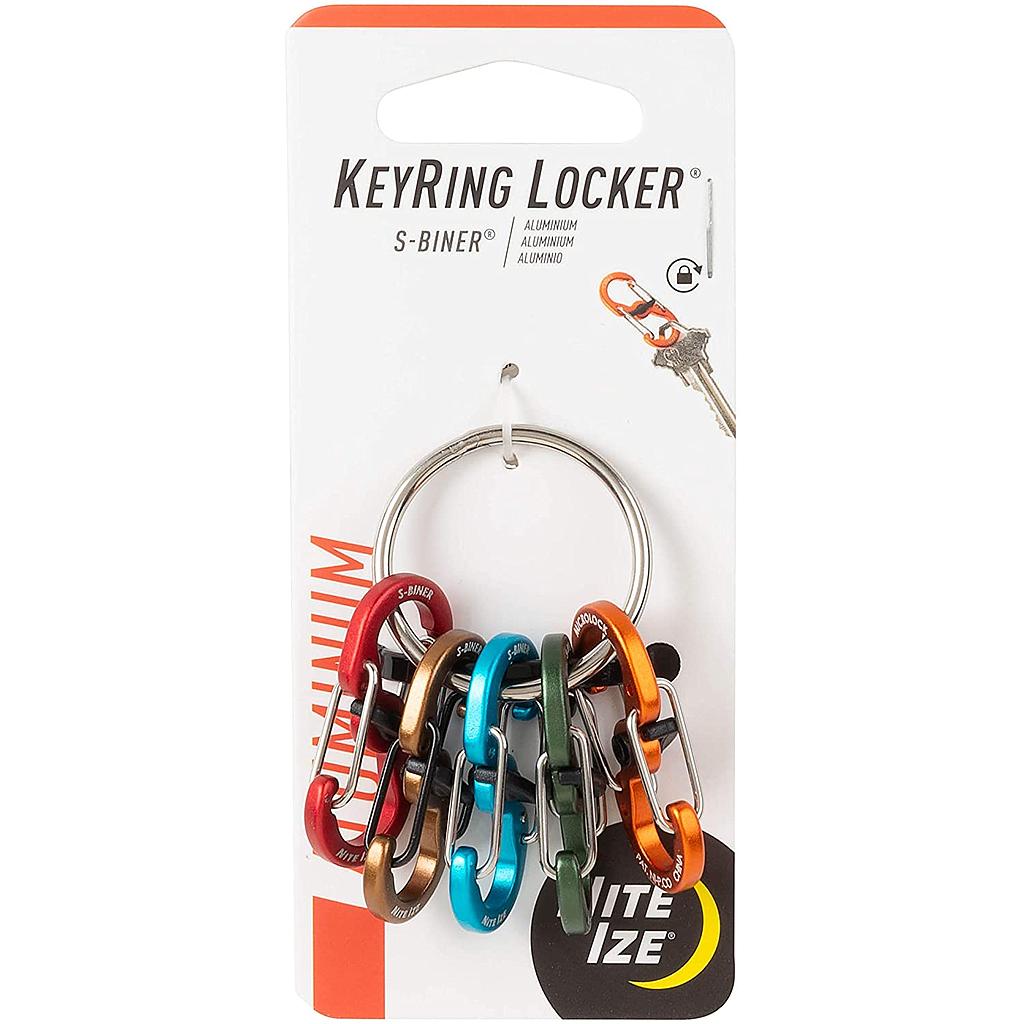 NiteIze KeyRing Locker™ S-Biner® Aluminum