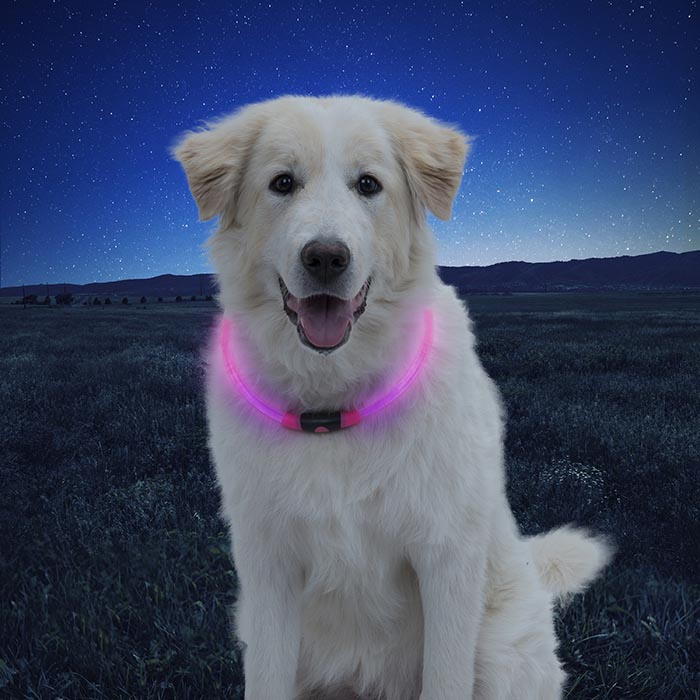 Niteize NiteHowl® LED Safety Necklace - Tie Dye Pink