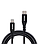 Eltoro Kevlar Cable USB-C to Lightning 1M with Nylon PP Yarn Jacket - Black