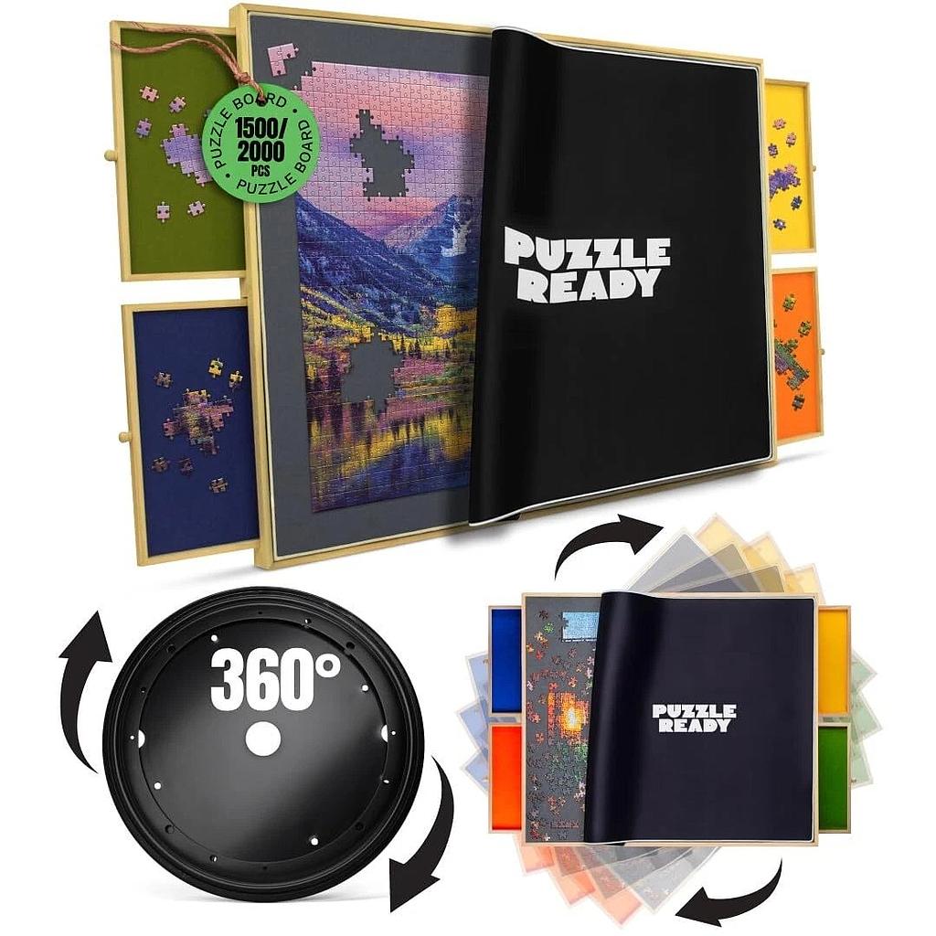 Puzzle Ready - Wooden puzzle board for 1500 pieces