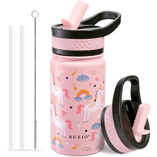 Buzio Kids Bottle with Straw Lid 500ML