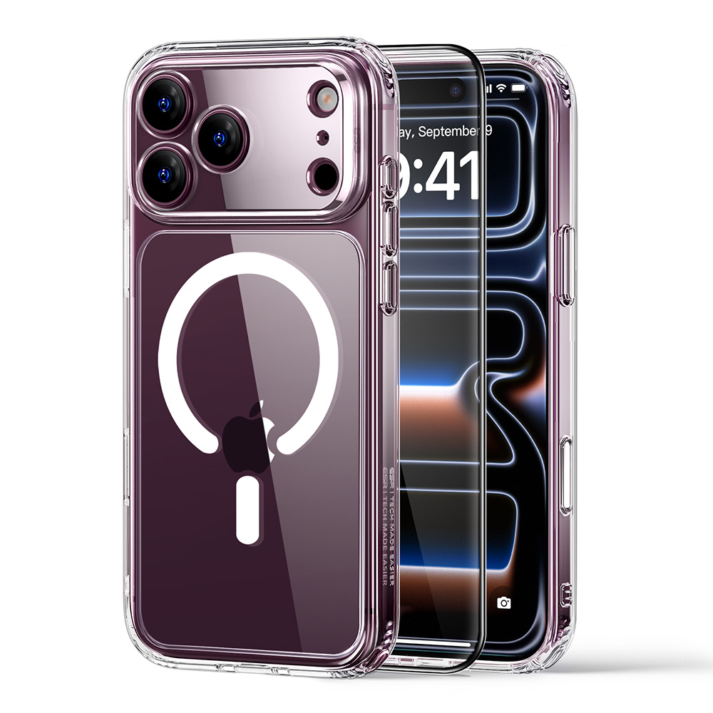 ESR iPhone 18 Pro Max / 17 Pro Max Classic Hybrid Magnetic Case Set (Camera Control)