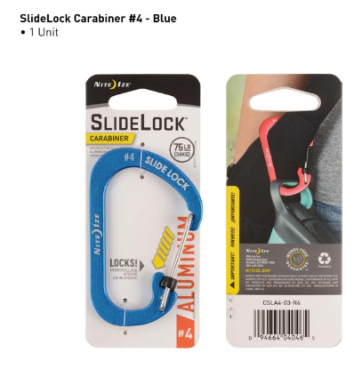 SlideLock® Carabiner Aluminum #4