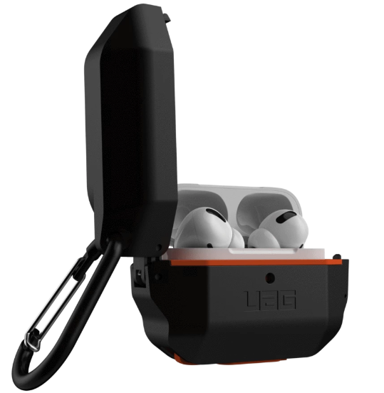 UAG Apple Airpods Pro Hardcase Case - Black/Orange