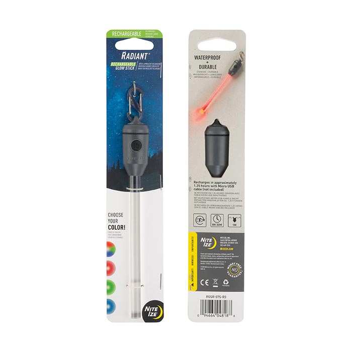 Niteize Radiant® Rechargeable LED Glow Stick - Disc-O Select™