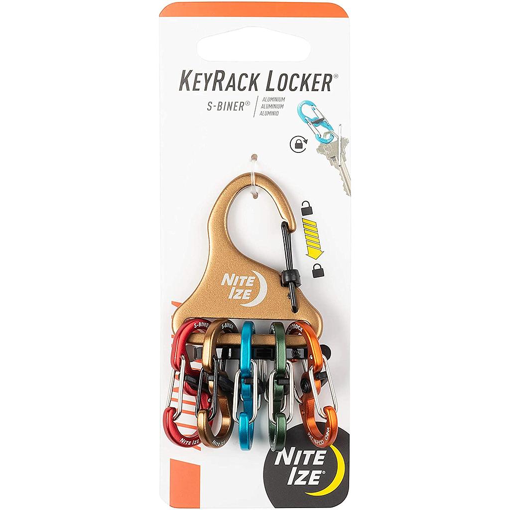 NiteIze KeyRack Locker® S-Biner® Aluminum - Assorted