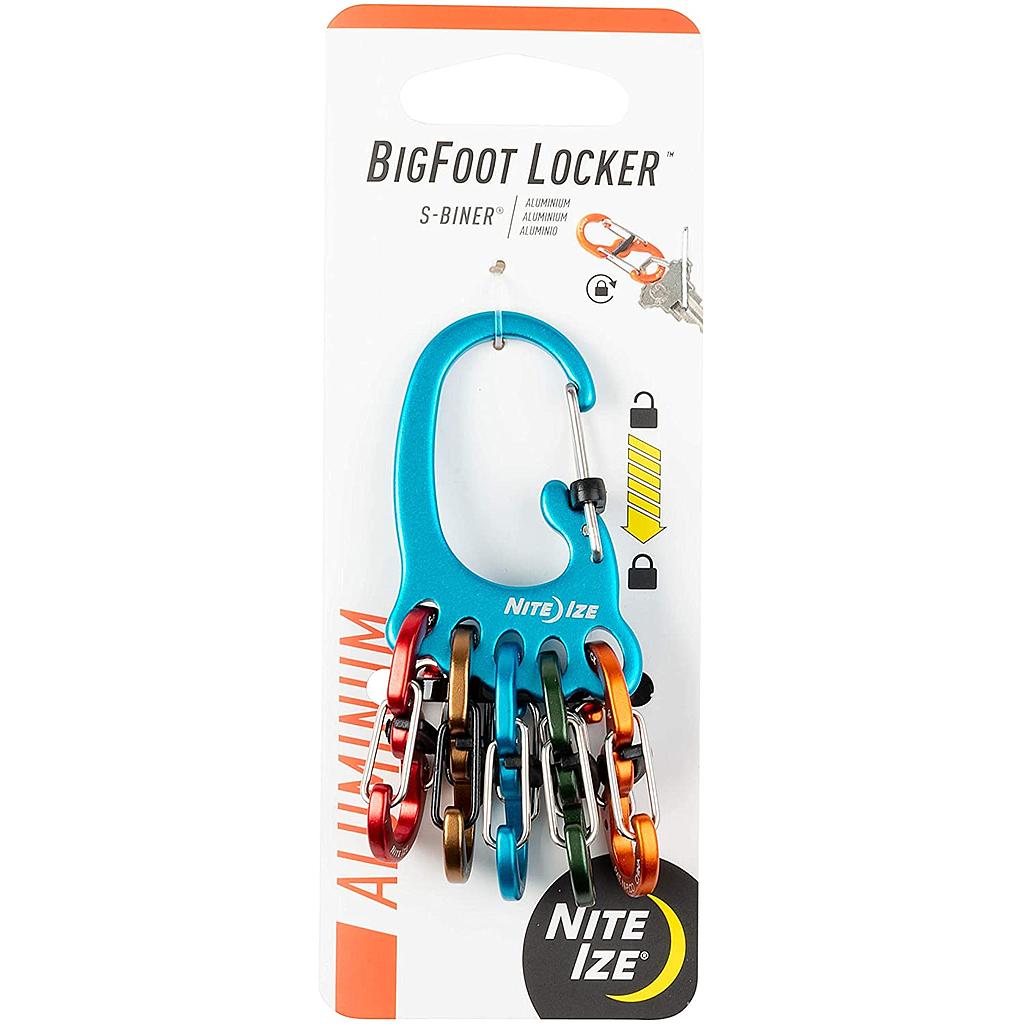 NiteIze BigFoot Locker® KeyRack™ Aluminum - Assorted