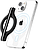 Sinjimoru M-Mini Grip Magnetic Wool-Band Phone Grip Holder for Apple MagSafe Case